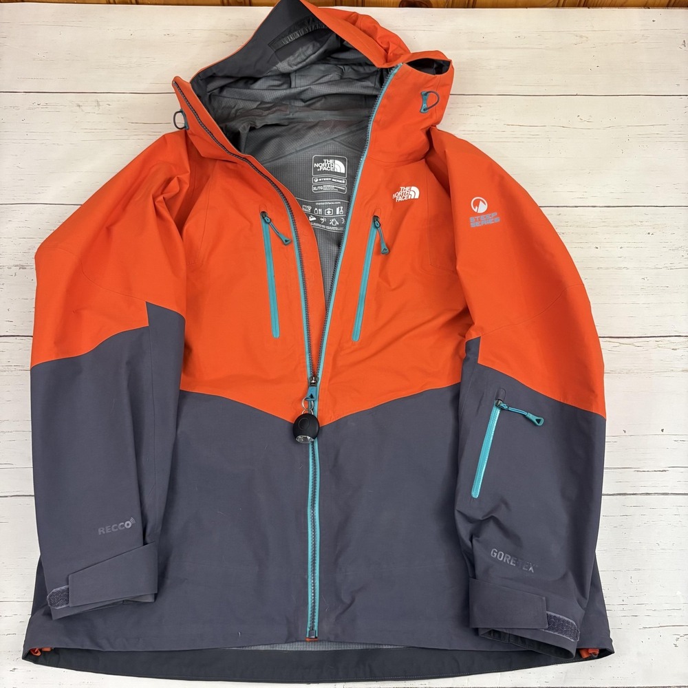 The North Face Steep Series Ski Jacket Womens XL Gore-Tex Pro Full Zip RECCO